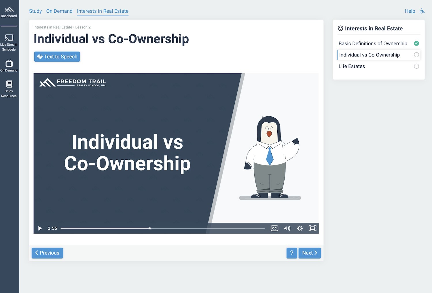 Real estate study videos